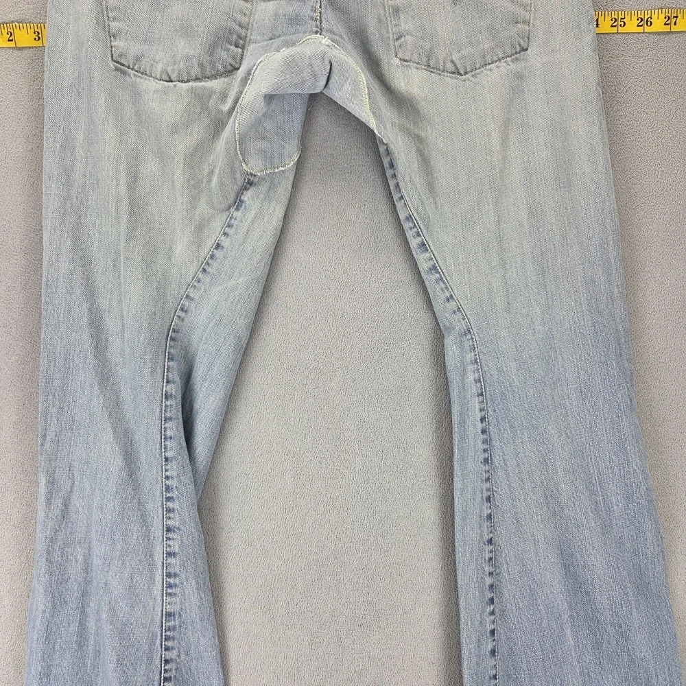 Vintage Levis Engineered Jeans Mens 32x32 Blue Light Wash Twisted Zip Fly